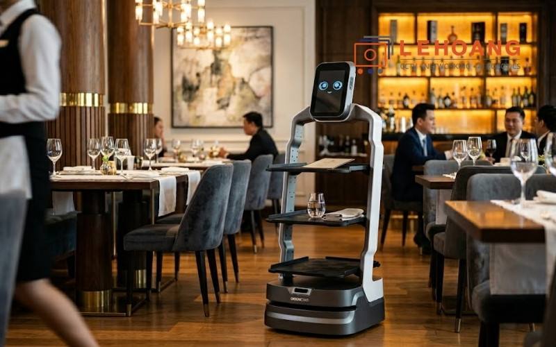 Robot OrionStar ứng dụng AI trong ngành dịch vụ
