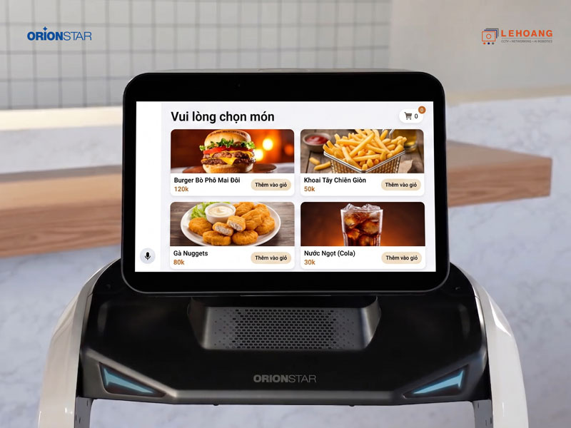 Nền tảng API mở của robot OrionStar giúp dễ dàng tích hợp phần mềm quản lý