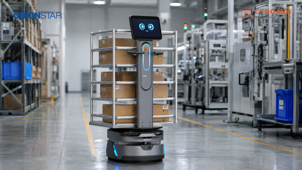 Giải pháp robot vận chuyển CarryBot trong nhà máy