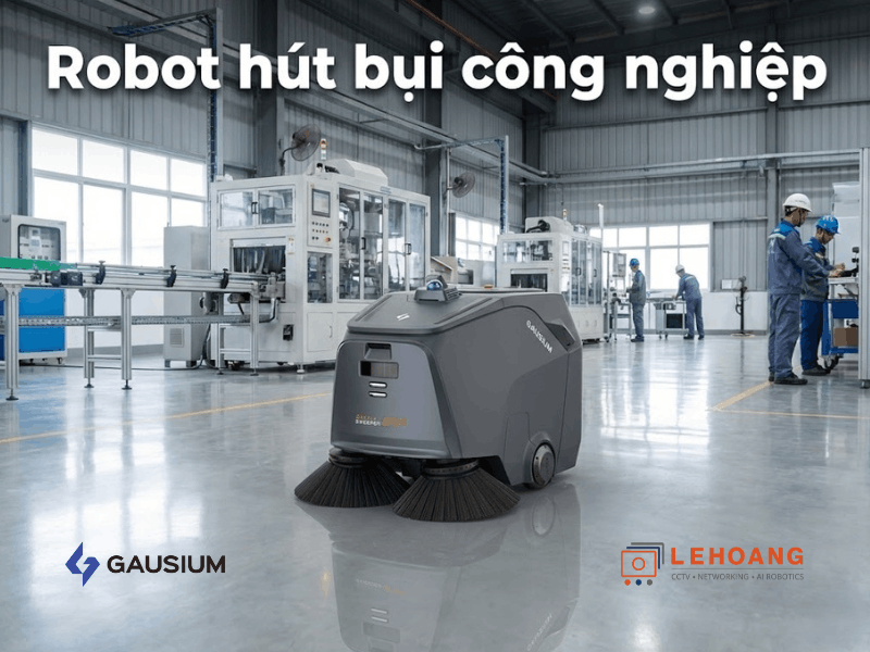 Robot hút bụi công nghiệp - Giải pháp vệ sinh tự động tối ưu chi phí cho doanh nghiệp 2026