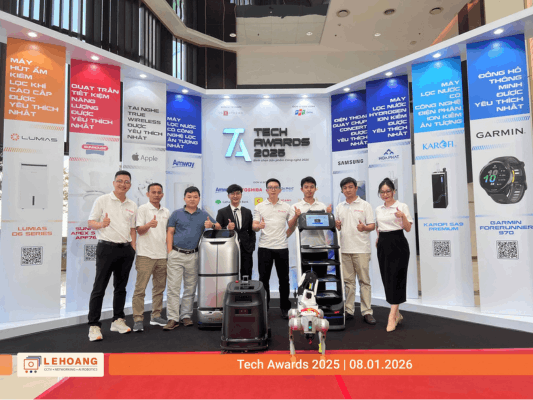 Lê Hoàng Robotics tại Tech Awards 2025: Nâng tầm công nghệ robot phục vụ con người
