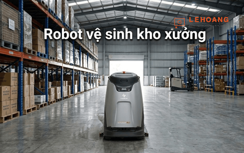 Robot vệ sinh kho xưởng – giải pháp tự động hóa làm sạch cho nhà máy 2026