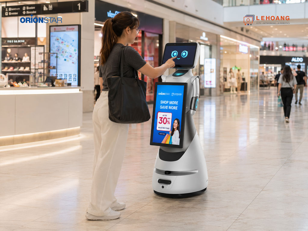 GreetingBot AD: Giải pháp robot quảng cáo và hướng dẫn mua sắm cho trung tâm thương mại