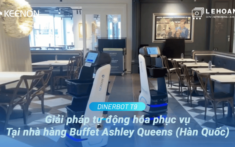 Tối ưu quy tình phục vụ tại nhà hàng buffet với robot dịch vụ Keenon