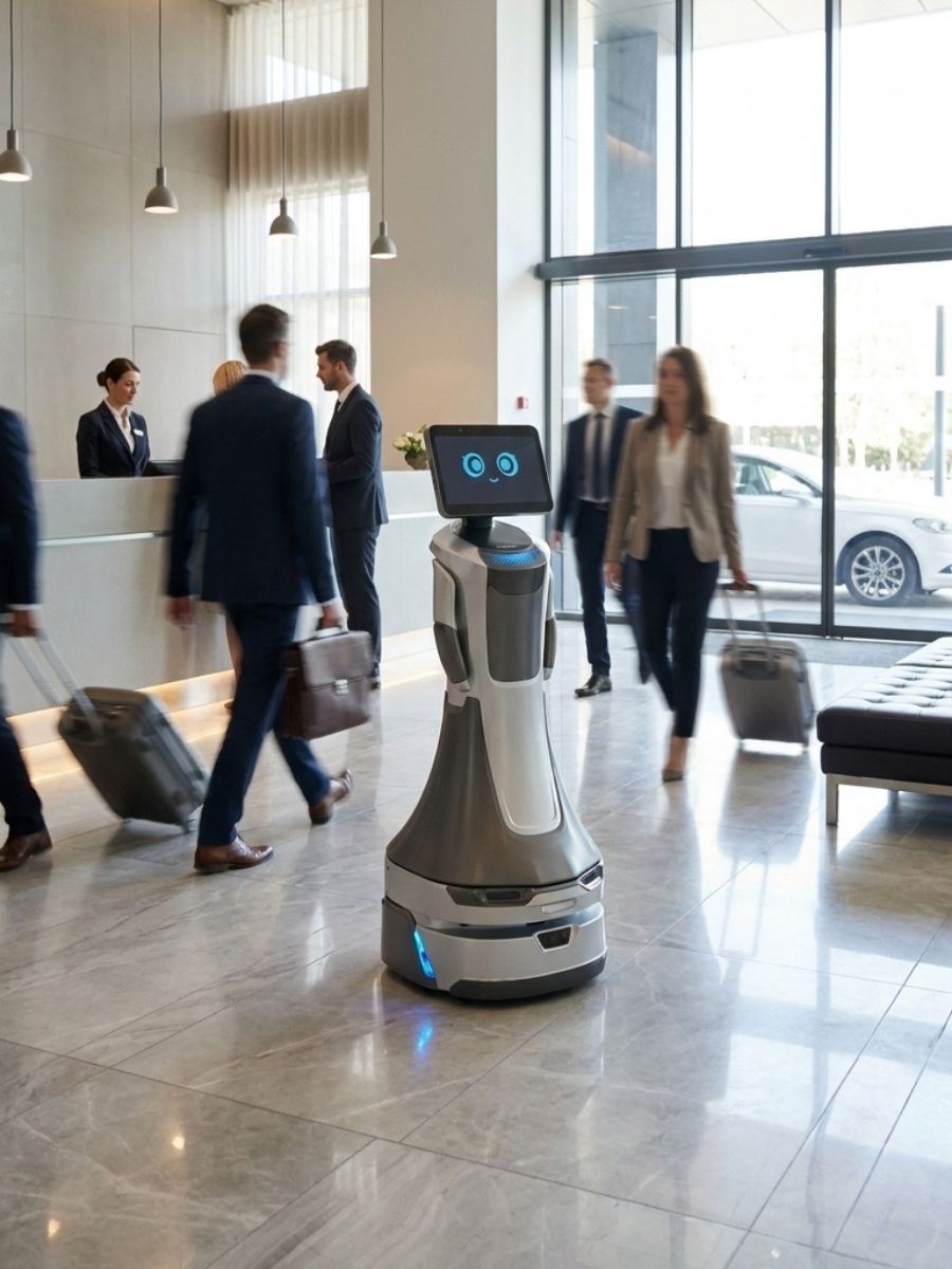 Robot AI hướng dẫn