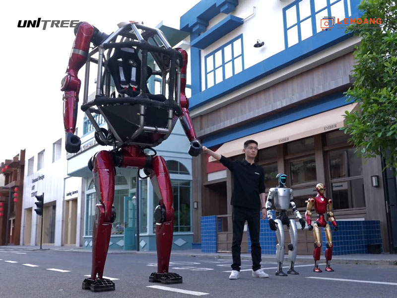 Robot có người lái Unitree GD01 lộ diện