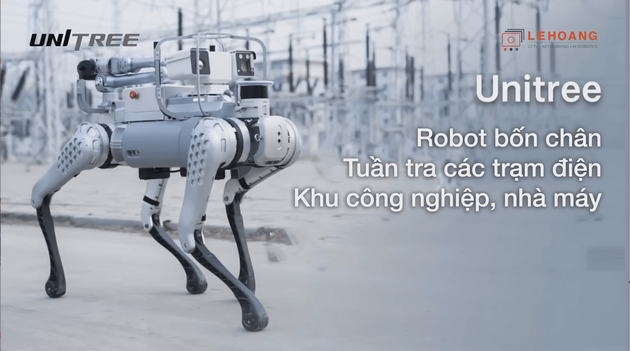 Giải pháp tuần tra thông minh với robot bốn chân Unitree